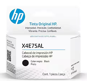 Cabeça de impressão HP preta X4E75AL