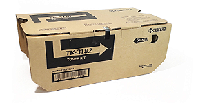 Toner Kyocera TK3182 TK-3182 Preto | M3655IDN P3055DN P3155DN M3655 P3055 P3155 | Original 21k