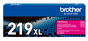 Cartucho de Toner TN219XLMBR de alto rendimento, Magenta, Brother