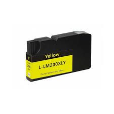 Cartucho de Tinta Mecsupri Compatível com Lexmark 200xl 14L0177 yellow 18014  