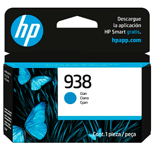 Cartucho HP 938 Ciano, Original (4S6X5PL) HP CX 1 UN