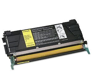 Cartucho de Toner Mecsupri Compatível com Lexmark C522 Yellow C5220YS