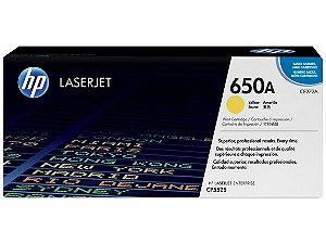 Cartucho de Toner HP LaserJet 650A Amarelo CE272A Original