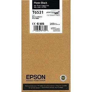 Cartucho Epson T6531 Photo Black p/ Stylus Pro 4900