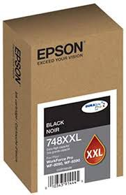 Tinta Epson Preta 748xxl Wf6590 Wf6090 Original