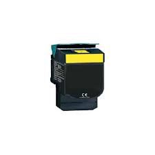 Cartucho de Toner Mecsupri Compatível com Lexmark 808HY Amarelo 80C8HY0  3K