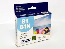 Cartucho de Tinta Epson 81 81N T081520 Ciano Light Original