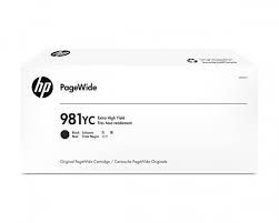 Cartucho de tinta HP 981YC Preto L0R20YC PageWide Managed Color MFP E58650 series original 372ml