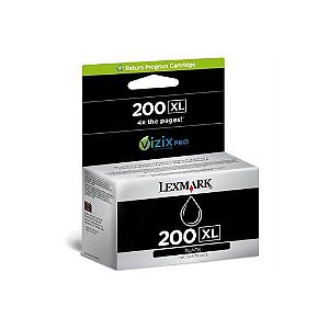 Cartucho de Tinta Lexmark Original 200XL 14L0174 Preto