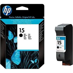 Cartucho HP 15 preto C6615DL HP CX 1 UN 25ml Original