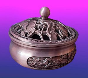 INCENSARIO METAL 8 X 7 CM COBRE