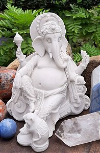 GANESHA SENTADO 26 CM