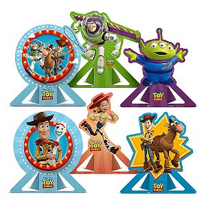 Topo de Bolo Toy Story Parabéns - Extra Festas