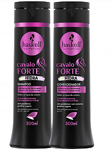 Kit Haskell Cavalo Forte Hidra (Shampoo+Condicionador 300ml)