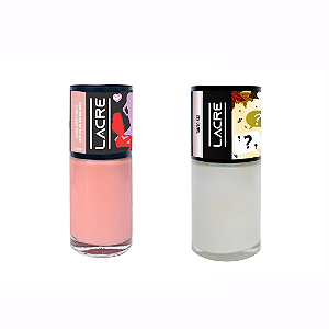 Kit 2 Esmaltes Lacre 10ml - LINDA, LEVE E SOLTA e TANTO FAZ