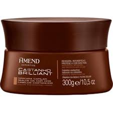 Máscara Amend Castanho Brilliant Realce Da Cor - 300g