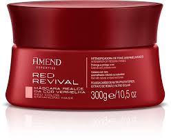 Máscara Amend Red Revival Realce Da Cor Vermelha 300g