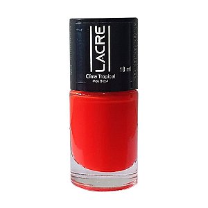 Esmalte Lacre 10ml- Meu Brasil Clima Tropical Laranja Neon