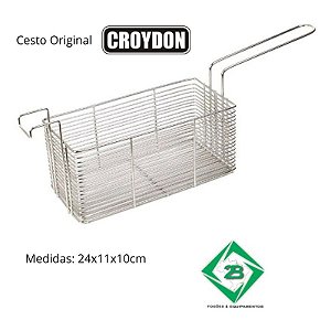 Cesto aramado em cromo Original CROYDON