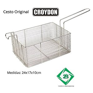 Cesto aramado em cromo Original CROYDON