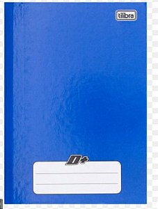 Caderno capa dura brochura universal pequeno -  azul 48 folhas