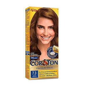 Coloração Cor e Ton 7.3 Louro Dourado