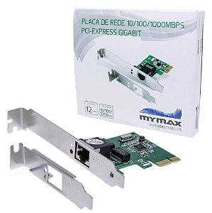 Placa De Rede 10/100/1000Mbps PCI Express Gigabit