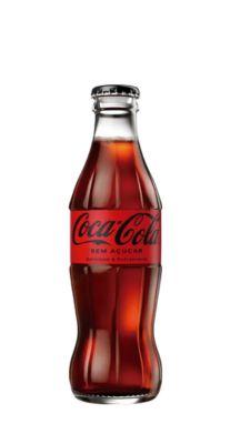 Coca-Cola sem açúcar Vidro 250ml Descártavel OneWay (Pack 12 garrafas)