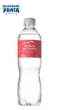 Água Mineral Serras da Cunha com Gás 510ml (Pacote/Fardo 12 garrafas)