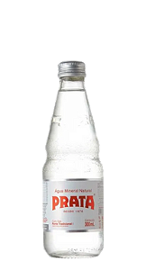Água Mineral Prata com Gás Vidro 300ml Descartável Pilfer (Pacote/fardos 6 garrafas)
