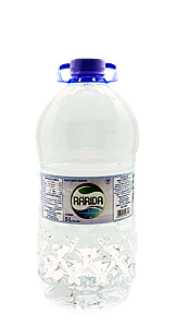 Galão de 5lts litros Água Mineral Rárida descartável (pcte com 2 unid.)