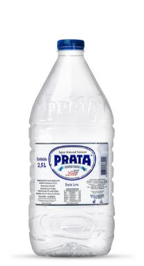 Água Mineral Prata sem Gás 2,5L Pet  (Pacote/Fardo 04 unid)