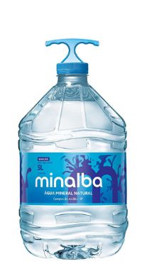 Galão de 5lts litros Água Mineral Minalba descartável (pcte com 2 unid.)