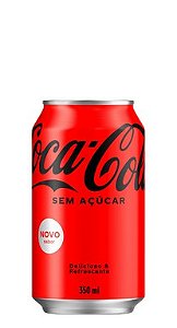 COCA COLA sem Açucar Lata 350ml (Pack 12 latas)