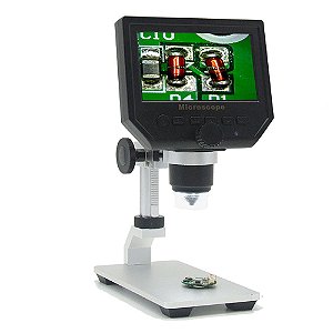 Microscópio Lcd 4.3 Full Hd 1080p Digital Portátil 1x à 600x