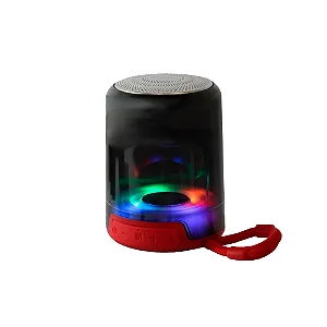 CAIXA DE SOM BLUETOOTH COM LED RGB ECOODA