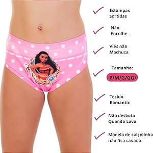 CALCINHA INFANTIL ESTAMPAS VARIADAS