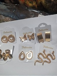 BRINCO FOLHADO A OURO