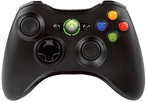 Controle Preto (Semi-novo) - XBOX 360