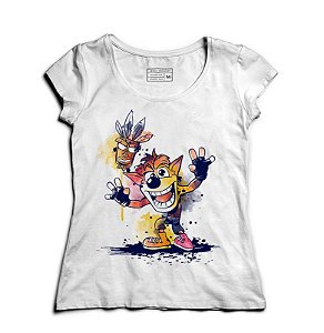 Camiseta Feminina Crash - Loja Nerd e Geek - Presentes Criativos