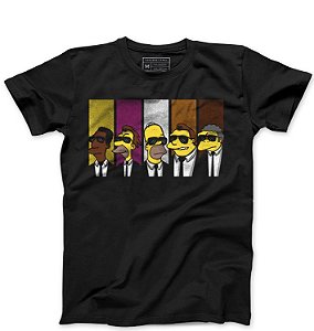 Camiseta Masculina Simpsons 007 - Loja Nerd e Geek - Presentes Criativos