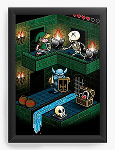 Quadro Decorativo A4 (33X24) Geekz Legend Elf - Loja Nerd e Geek - Presentes Criativos