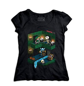 Camiseta Feminina The Legend of elda - Loja Nerd e Geek - Presentes Criativos