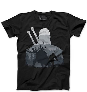 Camiseta Masculina The Witcher   - Loja Nerd e Geek - Presentes Criativos