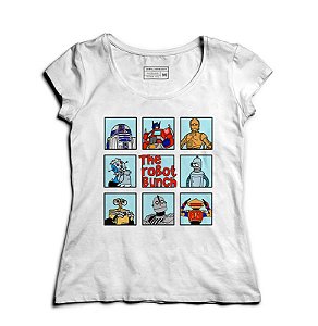 Camiseta Feminina The Robot - Loja Nerd e Geek - Presentes Criativos