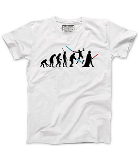 Camiseta Masculina Space Wars Evolution - Loja Nerd e Geek - Presentes Criativos