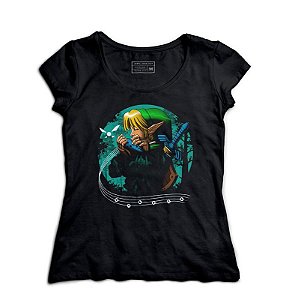 Camiseta Feminina The Legend of elda Link - Loja Nerd e Geek - Presentes Criativos