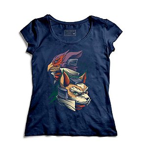 Camiseta Feminina Star Fox   - Loja Nerd e Geek - Presentes Criativos