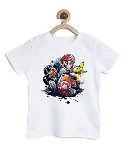 Camiseta Infantil Plumber Car - Loja Nerd e Geek - Presentes Criativos