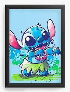 Quadro Decorativo A3 (45X33) Geekz Stitch - Loja Nerd e Geek - Presentes Criativos